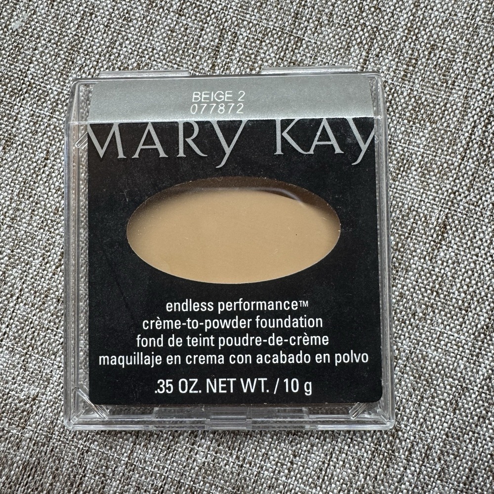 Mary Kay Endless Performance Creme to Powder Foundation Beige 2 ✨Discontinued ✨️